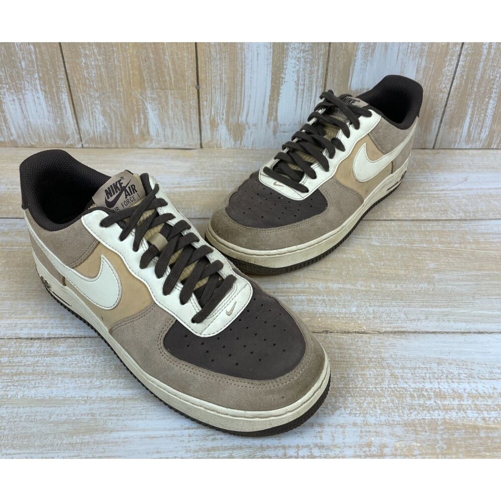 AF1 Nike Air Force 1 '07' Low LV8 EMB - Hemp Coconut Milk Size 9 (FB8878-200)